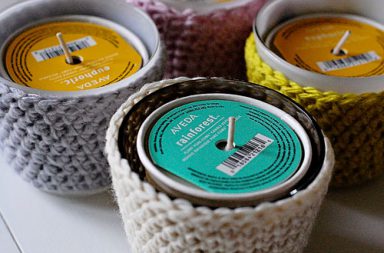 Crochet Candle Jars