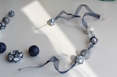 Collana Sfere di Fimo