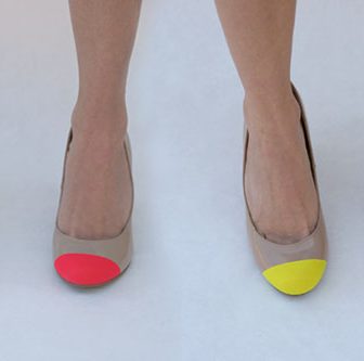 Neon Toe Shoes