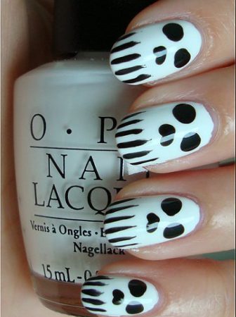 Skull Nail Art