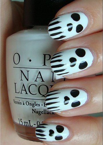 Skull Nail Art