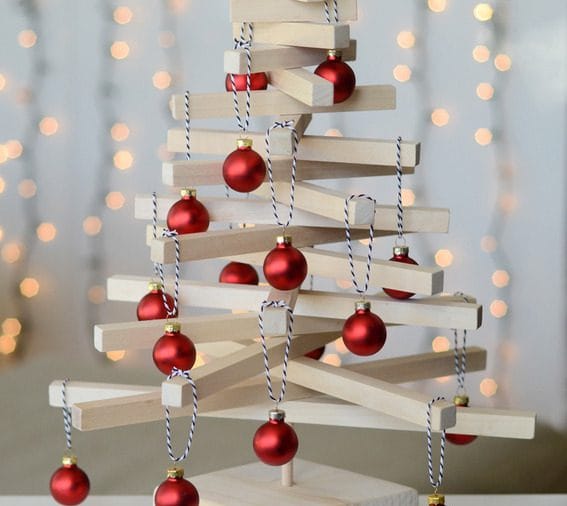 Albero natalizio dal design moderno