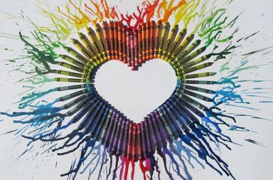 Melted Crayon Art