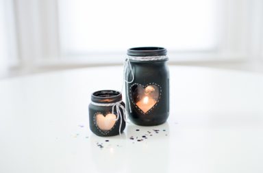 Chalkboard Jar Candle