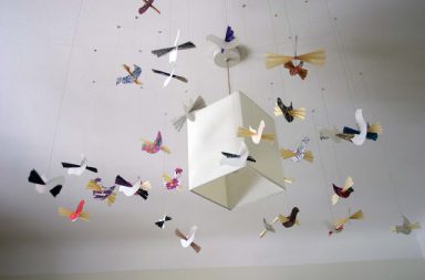 Paper Bird Mobile