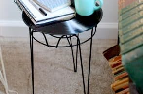 Record Side Table