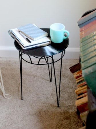 Record Side Table