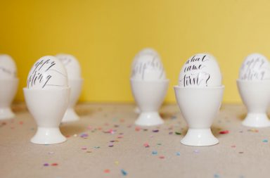 Calligraphed Eggs