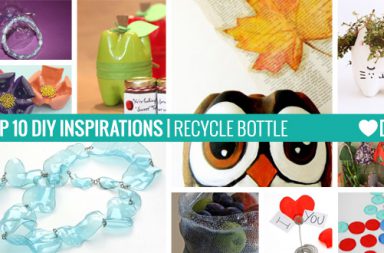 10 Ispirazioni – Riciclo Bottiglie