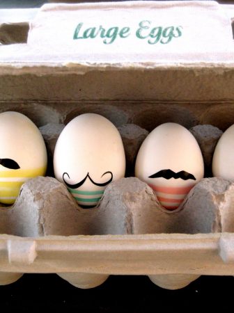 Mustache Eggs