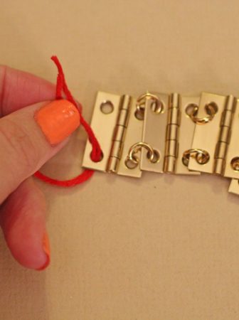 Vintage Gold Hinge Bracelet