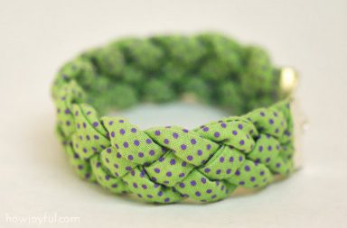 Bracciale Treccia Pois