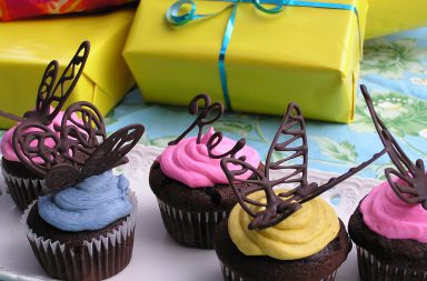 Chocolate Butterfly Cake Decorations