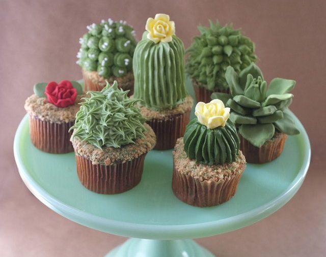 House Plant Cupcakes