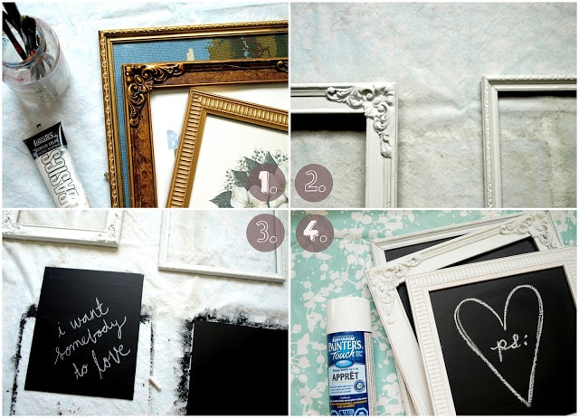 Cornice Lavagna Shabby Chic Passion Diy