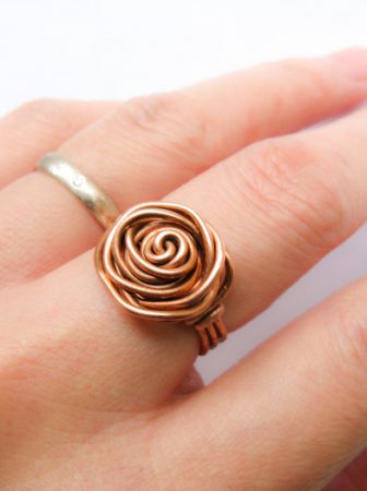 Rose Wire Ring