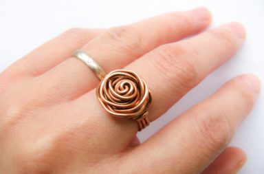 Rose Wire Ring