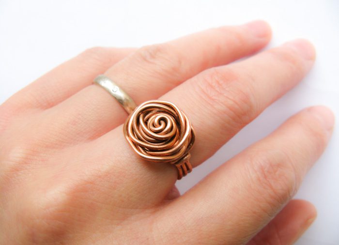 Rose Wire Ring