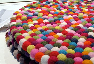 Felt Ball Rug