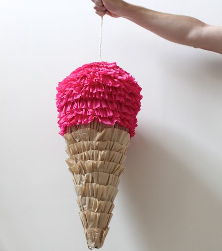 Decorazione Gelato di Carta Crespa