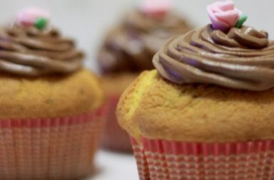 Cupcake con Gocce di Cioccolato