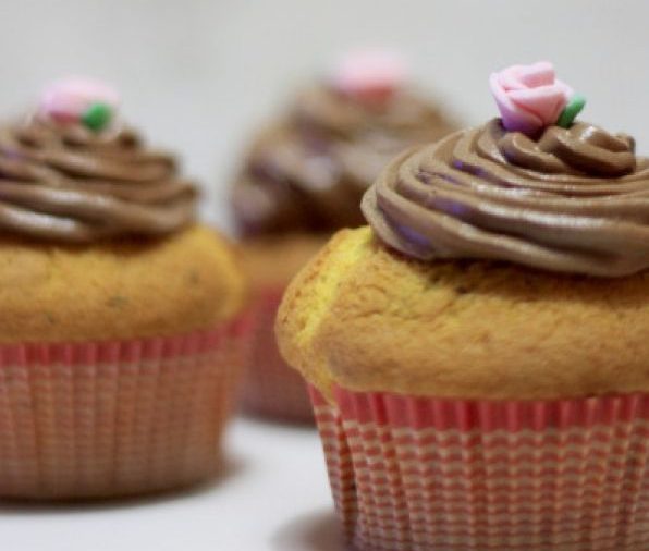Cupcake con Gocce di Cioccolato