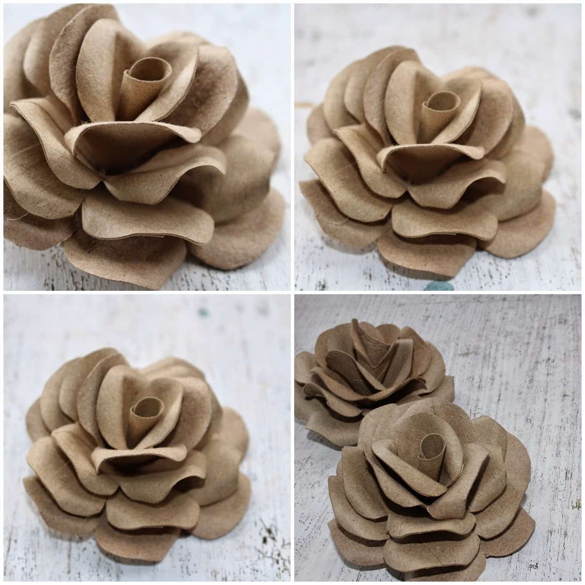 Rose Decorative Di Cartoncino Passion Diy