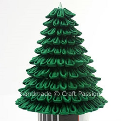 Albero Di Natale Kanzashi.Albero Di Natale Tsumami Passion Diy