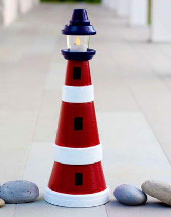 Faro con i Vasi di Terracotta