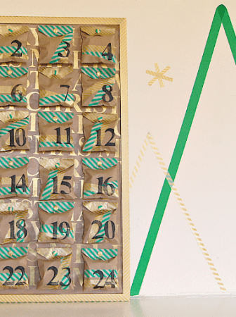 Calendario dell’Avvento Washi Tape