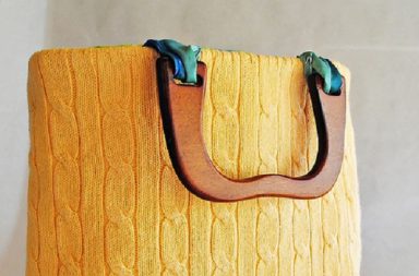 Borsa Fai da te con vecchio maglione