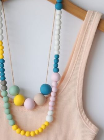 Collana con palline di fimo