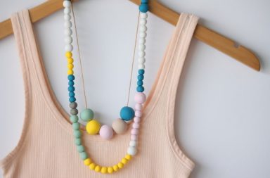 Collana con palline di fimo