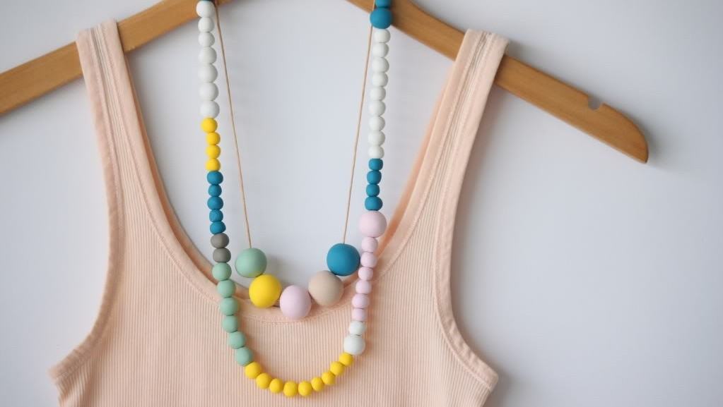 Collana Con Palline Di Fimo Passion Diy