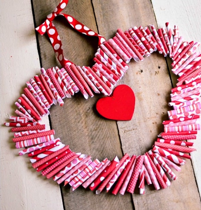 Ghirlanda a forma di cuore - Passion DIY