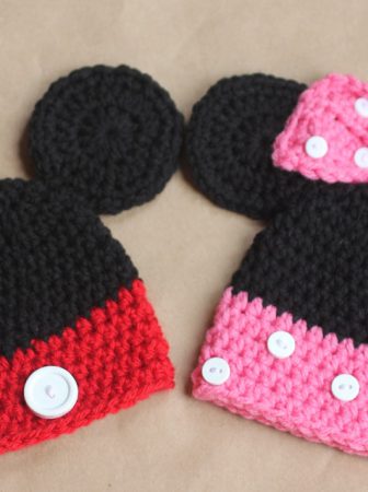 Cappelli uncinetto Topolino e Minnie