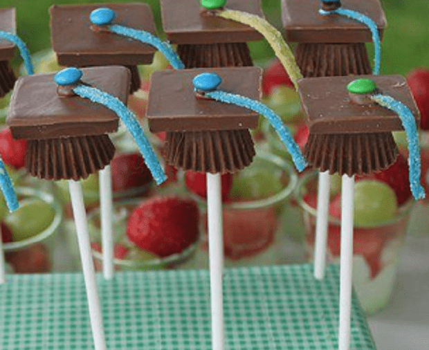 Dolci lollipop per festa di laurea