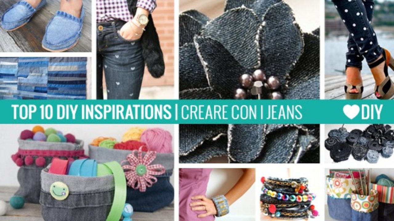 Lavoretti Di Natale Con Jeans.10 Ispirazioni Creare Con I Jeans Passion Diy