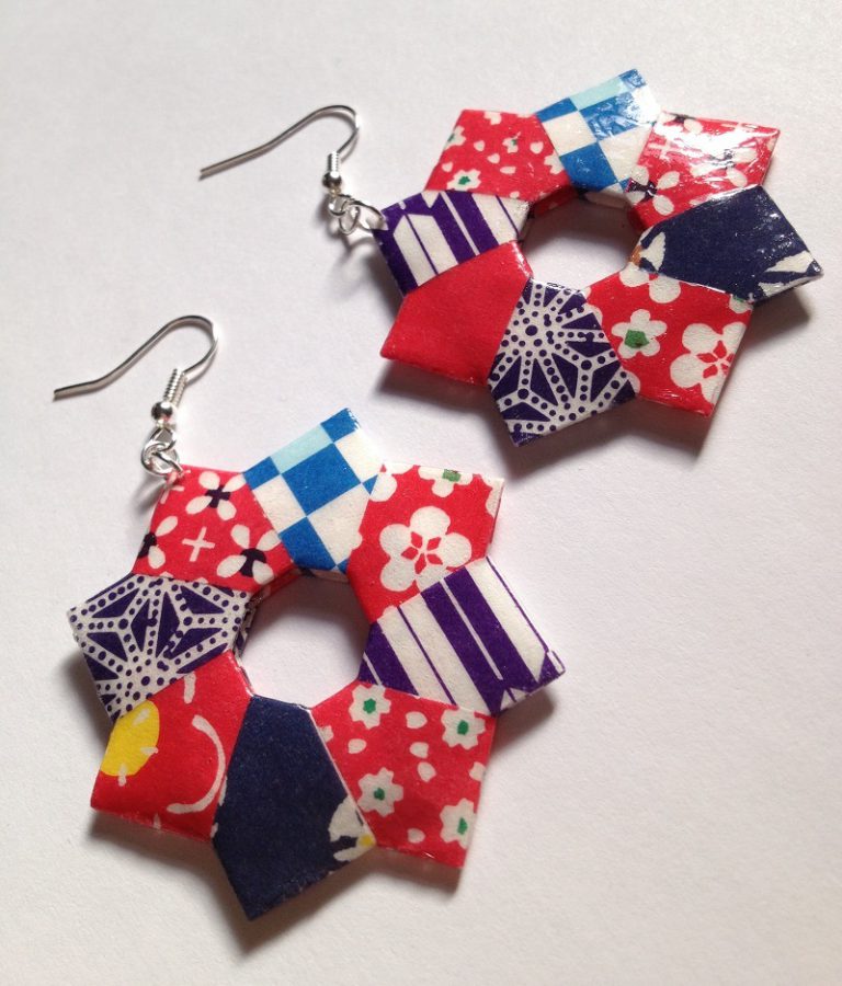 Orecchini di carta origami Passion DIY