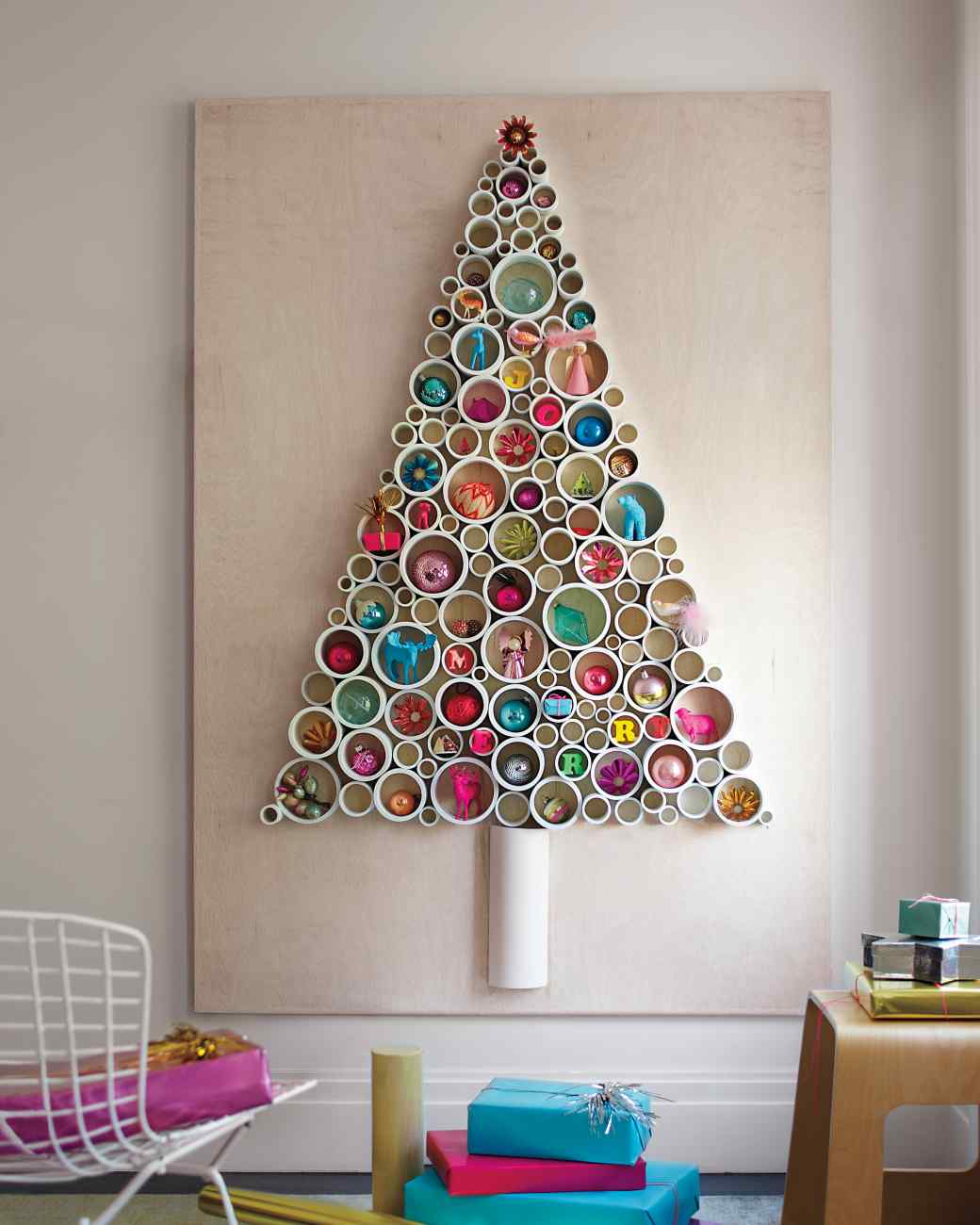 Albero Di Natale Con Foto.Albero Di Natale Con Tubi In Pvc Passion Diy