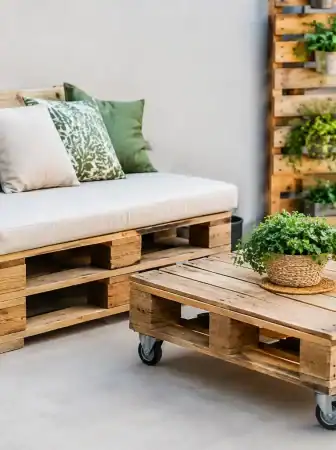 12 idee di riciclo creativo con pallet fai da te