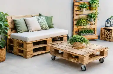 12 idee di riciclo creativo con pallet fai da te