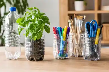 Come riutilizzare bottiglie di plastica in casa
