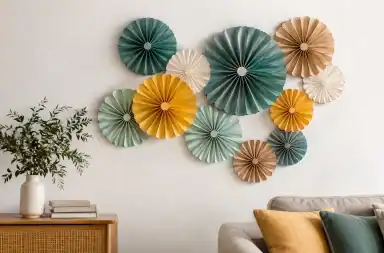 Idee per decorare parete con carta fai da te