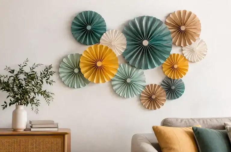 Idee per decorare parete con carta fai da te