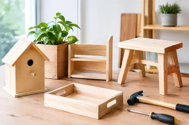 7 progetti legno per principianti facili