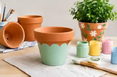 Come dipingere vasi in terracotta fai da te