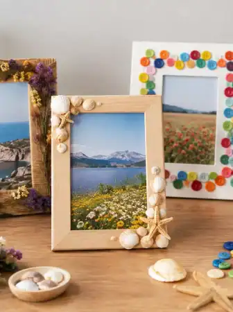 Cornici fotografiche creative da fare a mano