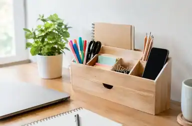 Organizer scrivania fai da te: 5 idee utili