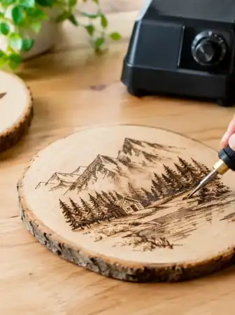 Tecniche di pirografia del legno per iniziare